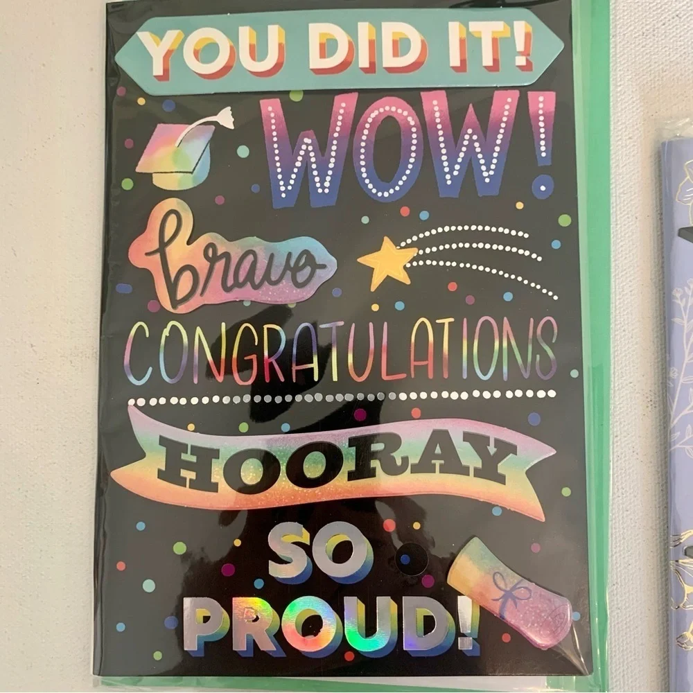 Lot of 6 Graduation Greeting Cards Set Celebration Grads Graduates Variety Pack